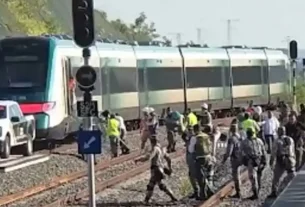 un convoy registró un “percance de vía” en el último de sus vagones, unos 50 metros después de salir de la estación.