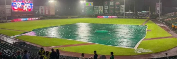 La lluvia impidió el desarrollo del tercer partido de la serie