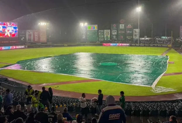 La lluvia impidió el desarrollo del tercer partido de la serie