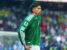Edson Alvarez jugando para la selección nacional mexicana