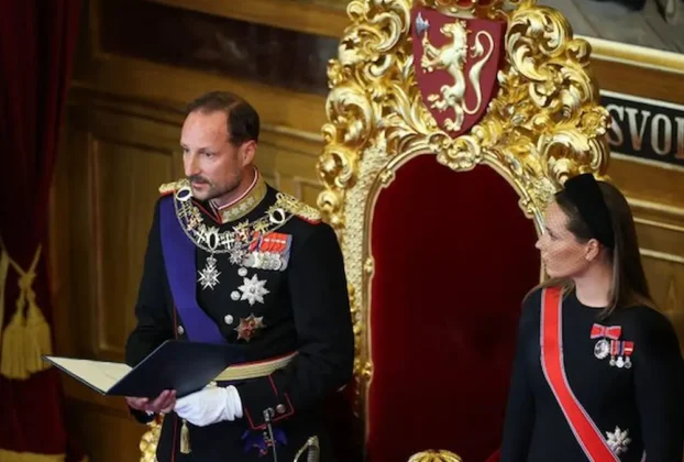 El rey Haakon VIII junto a su hija, la princesa heredera Ingrid Alexandra.