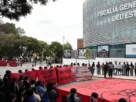 Alumnas de la Escuela Normal Rural “Carmen Serdán” de Teteles de Ávila lograron llegar a las instalaciones de la Fiscalía General del Estado (FGE)