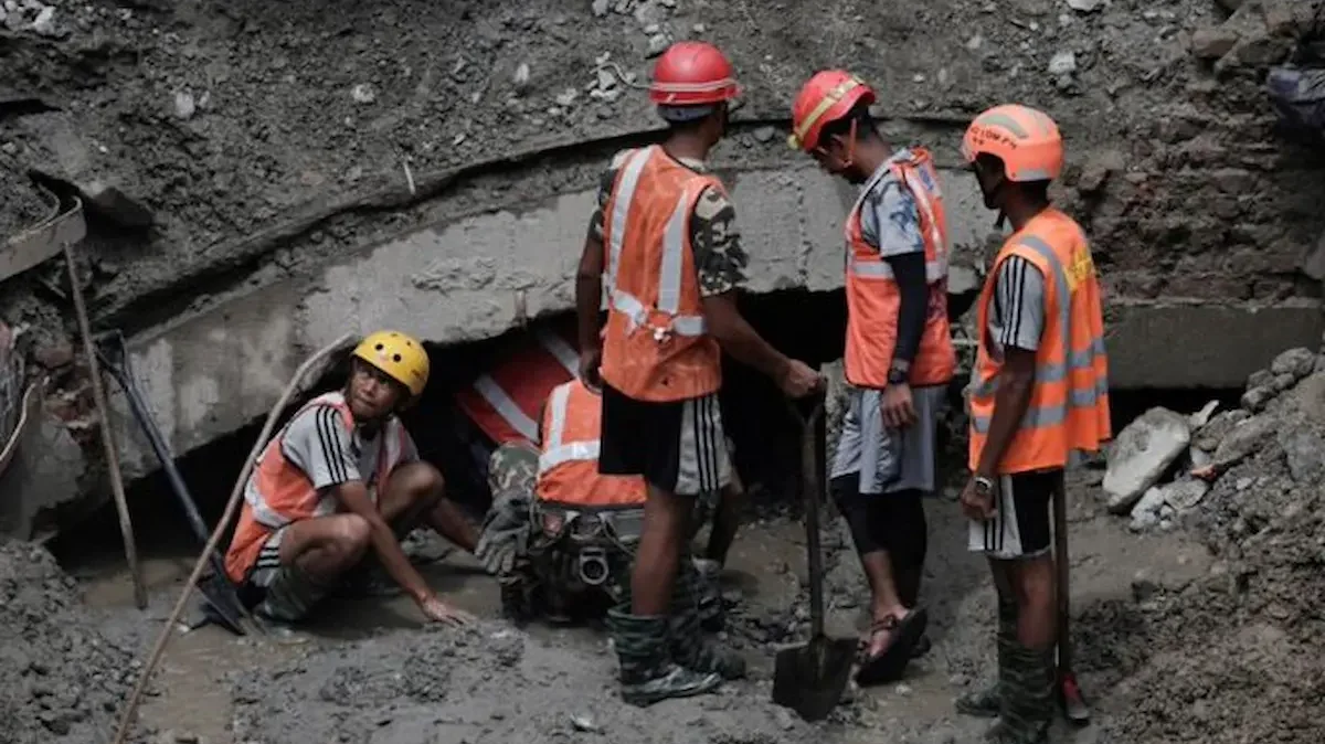 Labores de rescate en Nepal