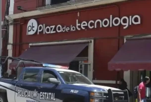 Cateo federal en la Plaza de la Tecnología de Puebla