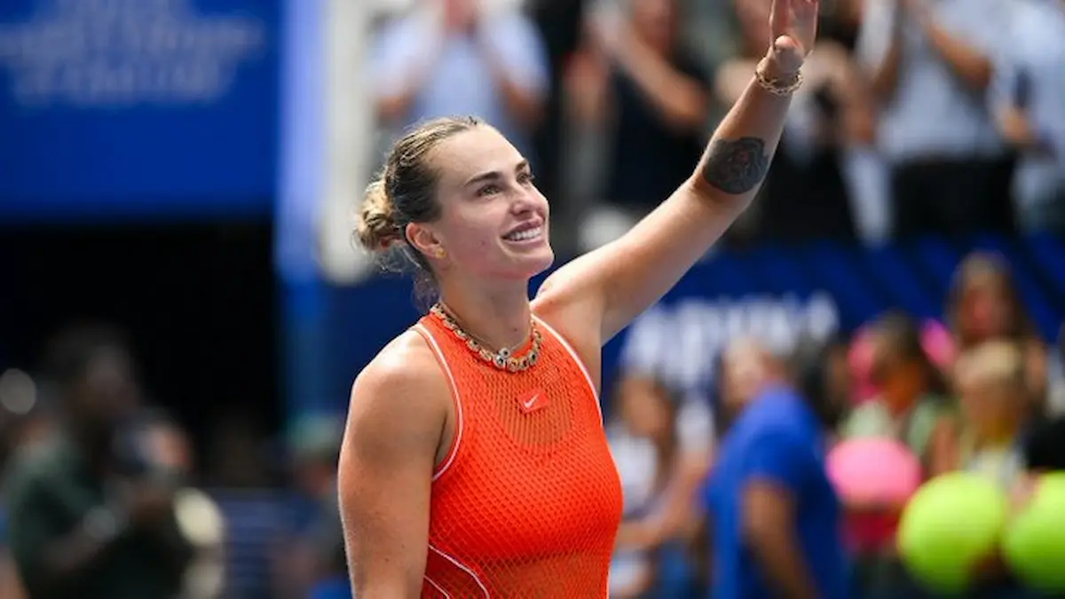 Aryna Sabalenka detuvo el juego para avisar a la árbitro de un fuerte olor a cannabis que llegaba hasta la pista del estadio Louis Armstrong.