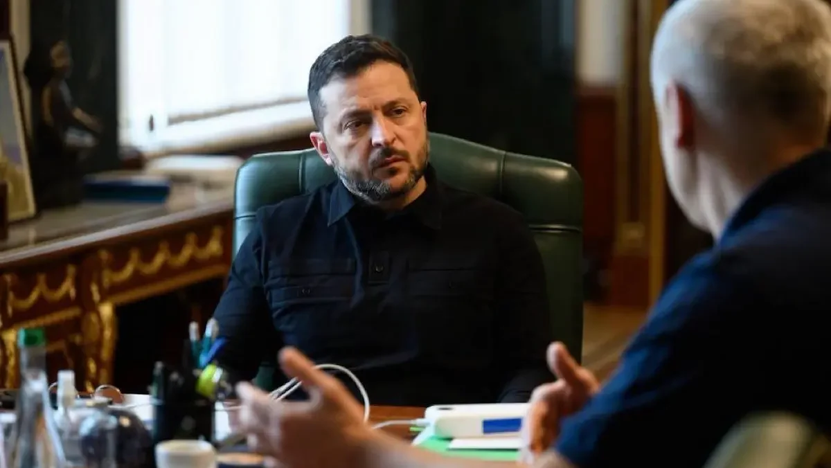 El presidente de Ucrania, Volodímir Zelenski