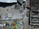 Zona afectada por la explosión de pirotecnia