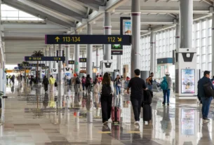 Interior del aeropuerto internacional Felipe Angeles