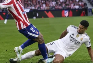Jude Bellingham recibe pisotón de 'Cuti' Romero