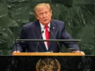 Trump durante su discurso ante la Asamblea General de la ONU