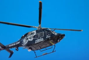 Helicóptero de la SSP Chihuahua