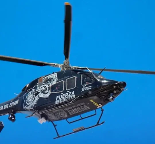 Helicóptero de la SSP Chihuahua