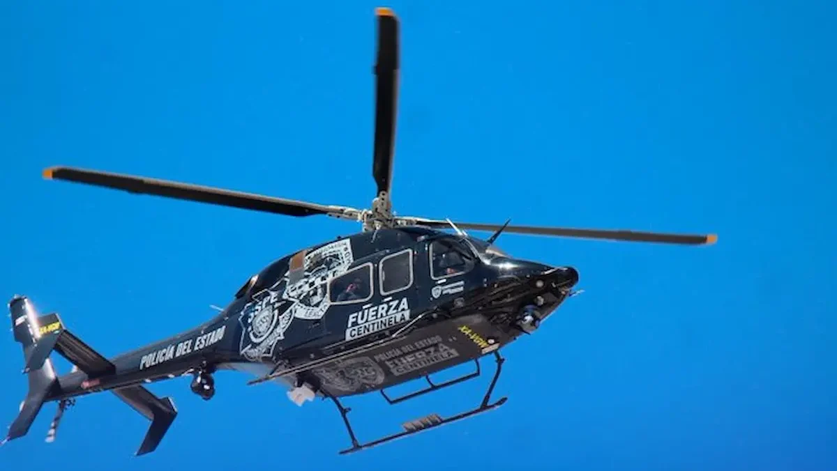 Helicóptero de la SSP Chihuahua