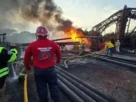 Labores de control en la planta de sal
