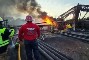 Labores de control en la planta de sal