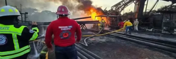 Labores de control en la planta de sal