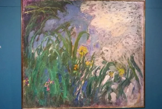 ‘Iris’, del pintor francés Claude Monet