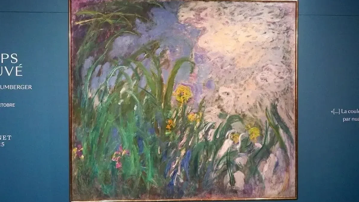 ‘Iris’, del pintor francés Claude Monet