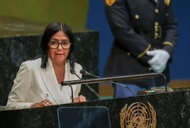 Delcy Rodríguez ante la Asamblea General de la ONU