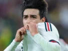 Gilberto Mora celebra su gol ante Colombia