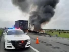 Aparatoso accidente registrado en la autopista Arco Norte