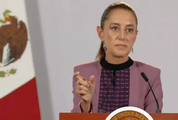 La presidenta Claudia Sheinbaum en su conferencia mañanera