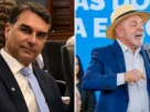 Flávio Bolsonaro y Luiz Inácio Lula da Silva