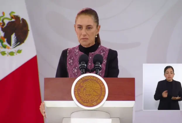 La Presidenta Claudia Sheinbaum inicia su conferencia matutina desde la XII Región Militar en Irapuato, Guanajuato.