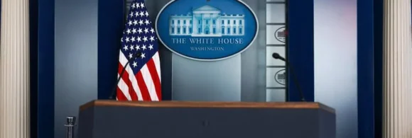 Sala de prensa de la Casa Blanca