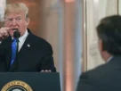 El presidente de Estados Unidos, Donald Trump, durante una conferencia de prensa