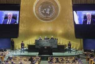 Sesión en la ONU