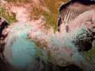 Imagen satelital de la República Mexicana