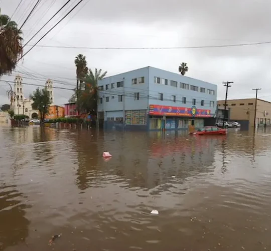 Inundaciones causadas por ciclón postropical ‘Rachel‘