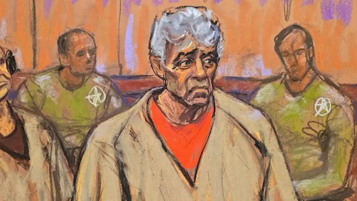 llustración de audiencia de Caro Quintero en Nueva York