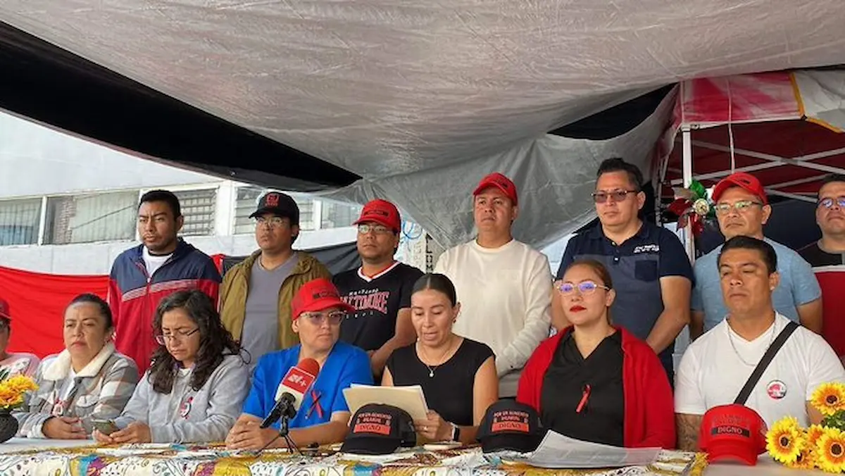 En Puebla, los trabajadores del IMSS votaron en contra de la propuesta salarial 2026-2027