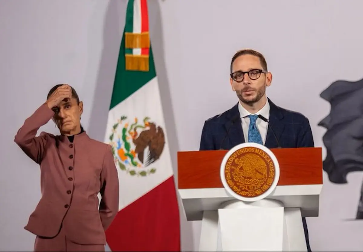 Eduardo Clark García, subsecretario de Integración Sectorial durante la mañanera de la presidenta Claudia Sheinbaum