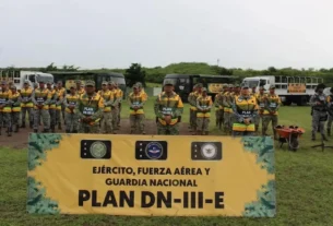 Más de 11 mil integrantes del Ejército, Fuerza Aérea y Guardia Nacional fueron desplegados en ocho estados como parte del Plan DN-III-E