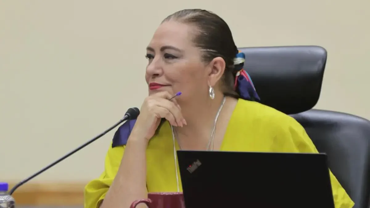 Consejera presidenta del Instituto Nacional Electoral (INE), Guadalupe Taddei Zavala