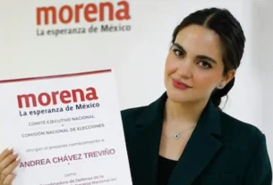 La senadora Andrea Chávez fue designada como coordinadora municipal de la Defensa de la Transformación y la Soberanía Nacional en Ciudad Juárez, Chihuahua