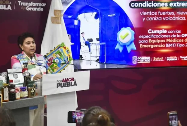 La secretaria de Salud, la Dra. María del Rocío Rodríguez Juárez
