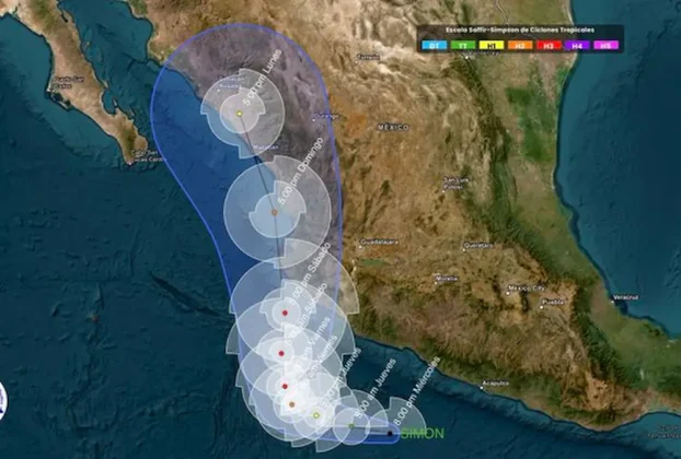 La Coordinación Nacional de Protección Civil (CNPC) llamó a la población a reforzar las medidas preventivas y de autocuidado ante las condiciones meteorológicas ocasionadas por el huracán ‘Isaías’ y la tormenta tropical ‘Simón’.