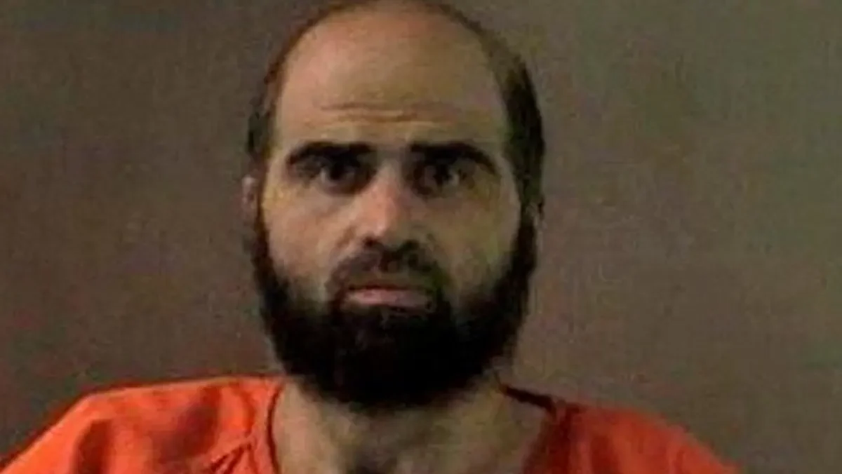 Nidal Hasan, un siquiatra militar musulmán de origen palestino, mató a 13 personas en un ataque en la base militar Fort Hood en 2009