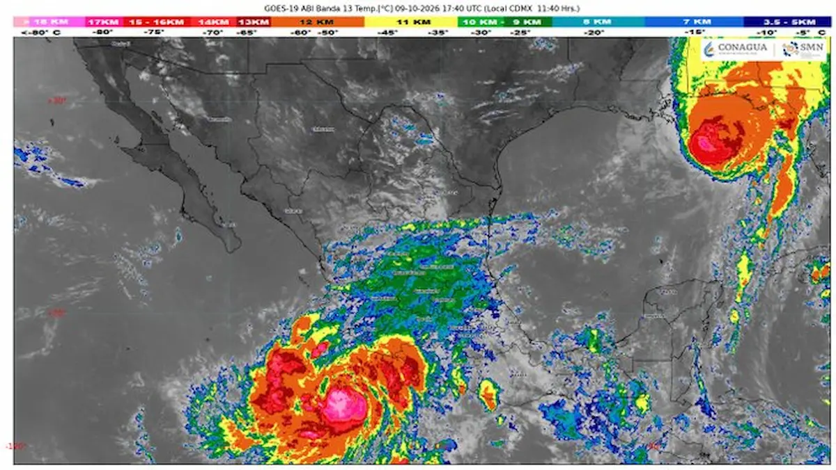 La circulación de Simon ocasionará lluvias torrenciales en las costas y el oeste de Guerrero, así como en la costa y el este de Michoacán; intensas en Colima y muy fuertes en el este y sur de Jalisco.