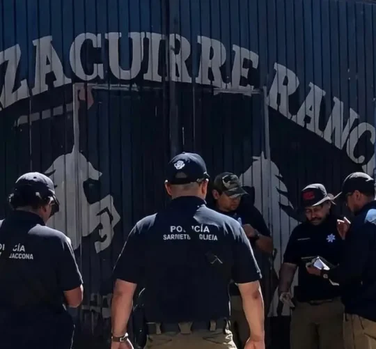 procesamiento pericial del Rancho Izaguirre, un centro de reclutamiento forzoso y entrenamiento criminal descubierto en Jalisco
