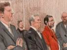 Ilustración de audiencia de Ovidia Guzmán
