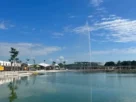 Lago artificial en Yucatán