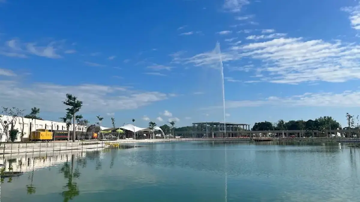 Lago artificial en Yucatán
