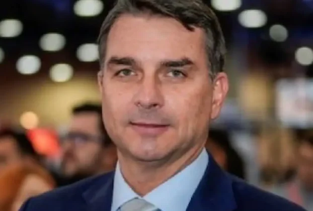 El senador ultraderechista Flávio Bolsonaro