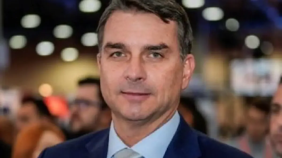 El senador ultraderechista Flávio Bolsonaro