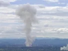 Explosión registrada en la comunidad de San Miguel Zacaola, junta auxiliar de Santo Tomás Hueyotlipan, Puebla